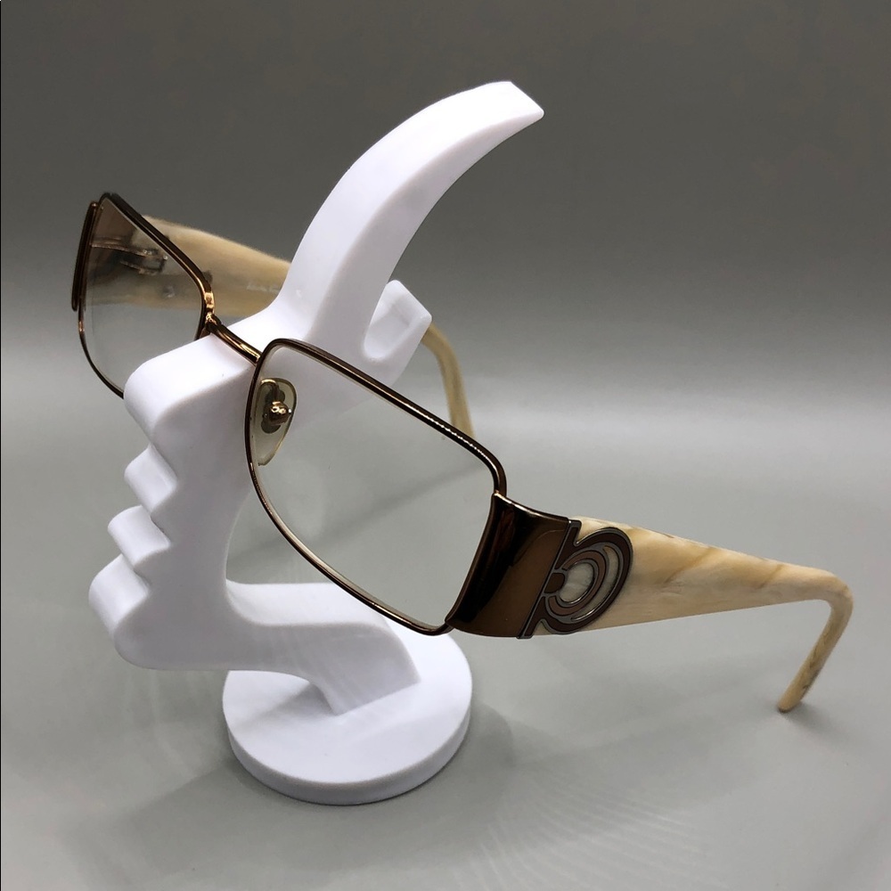 Salvatore Ferragamo Eyeglasses Frame 1778 705 51-17-130 gold brown horn pattern